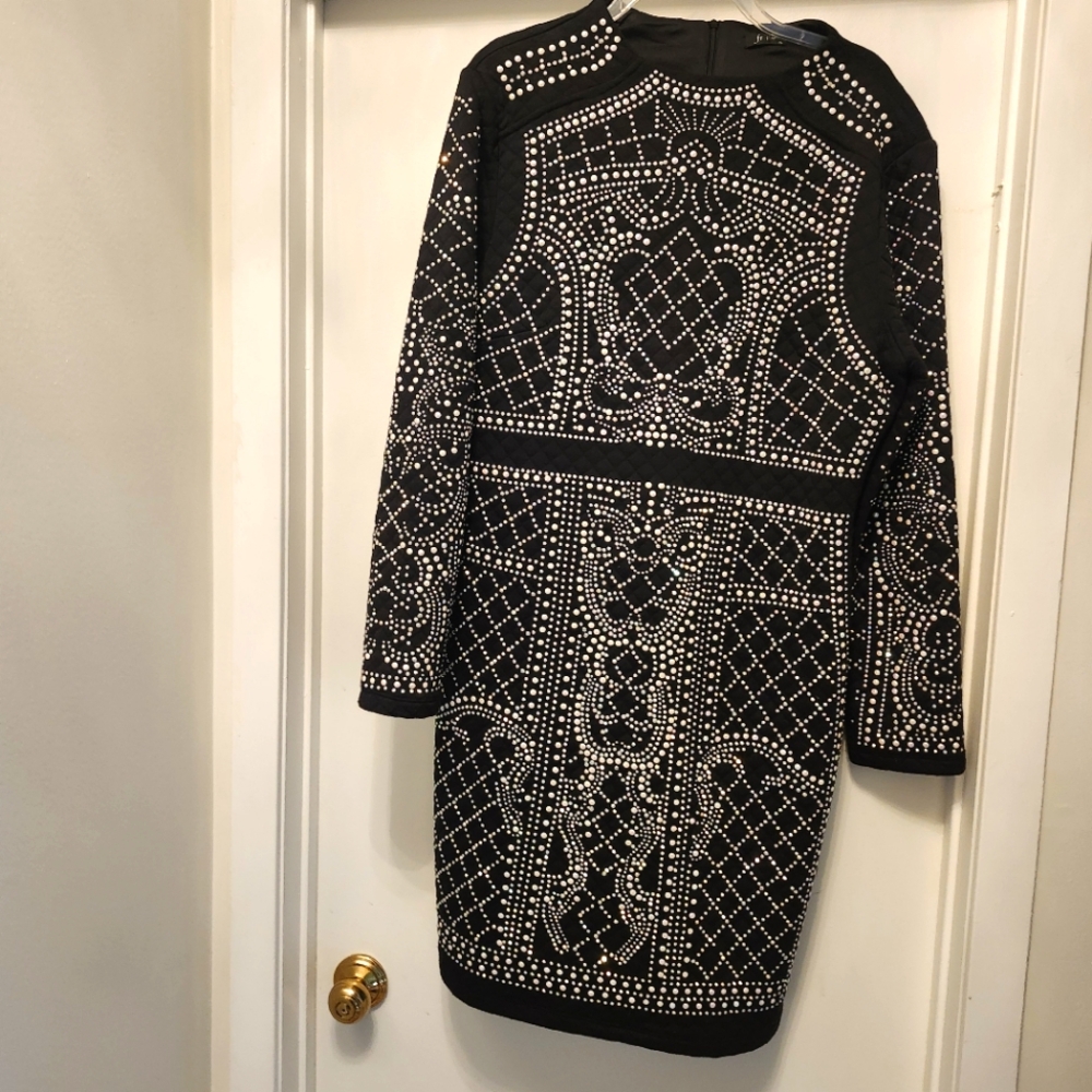 Black Sequin Dress